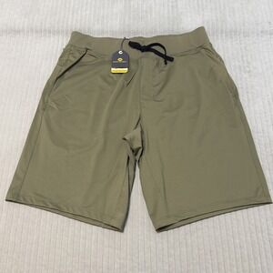 Mens Medium Fayettechill Highland Shorts Drawstring Green stretch peformance